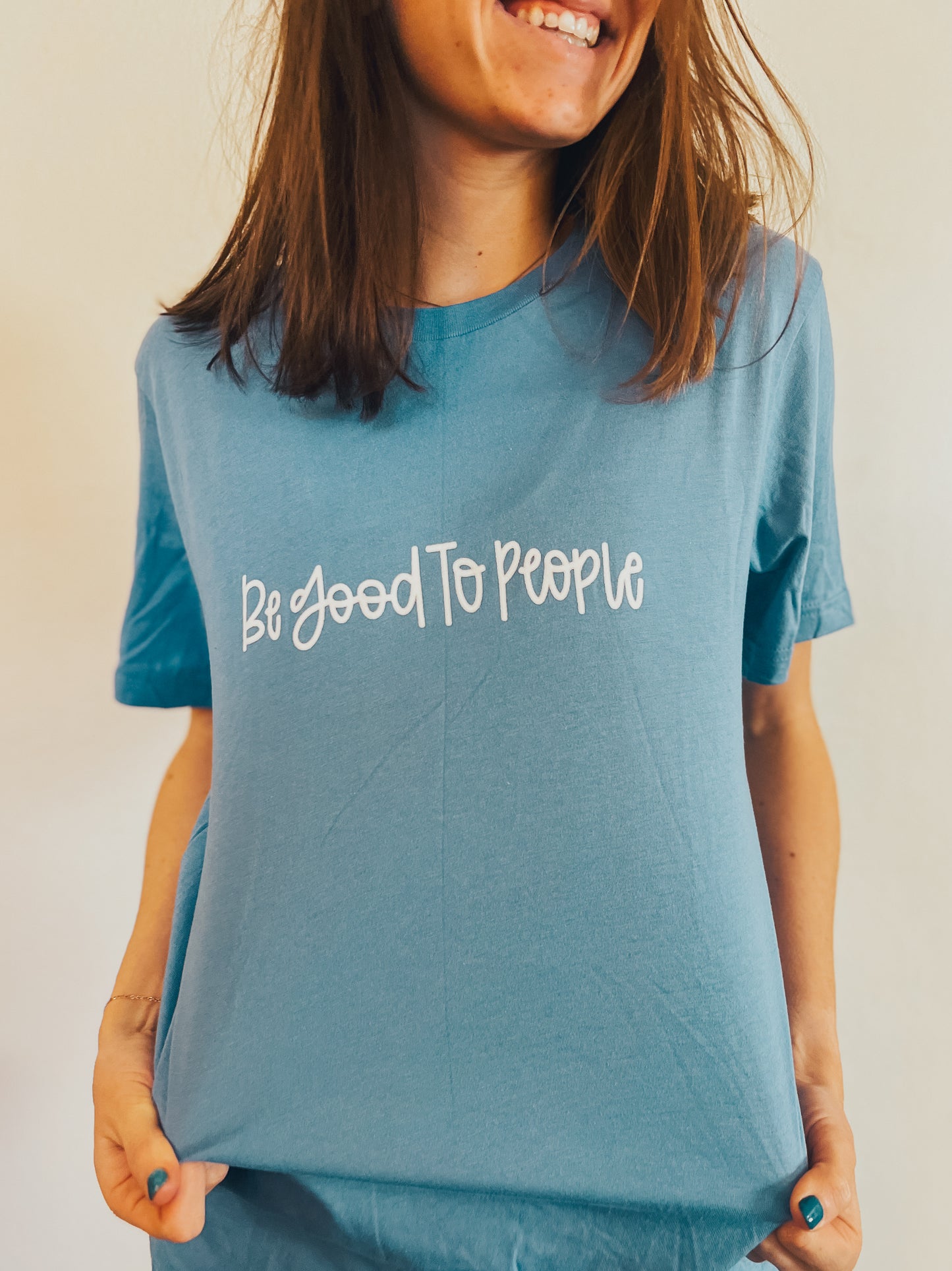 Be good to people Tee.