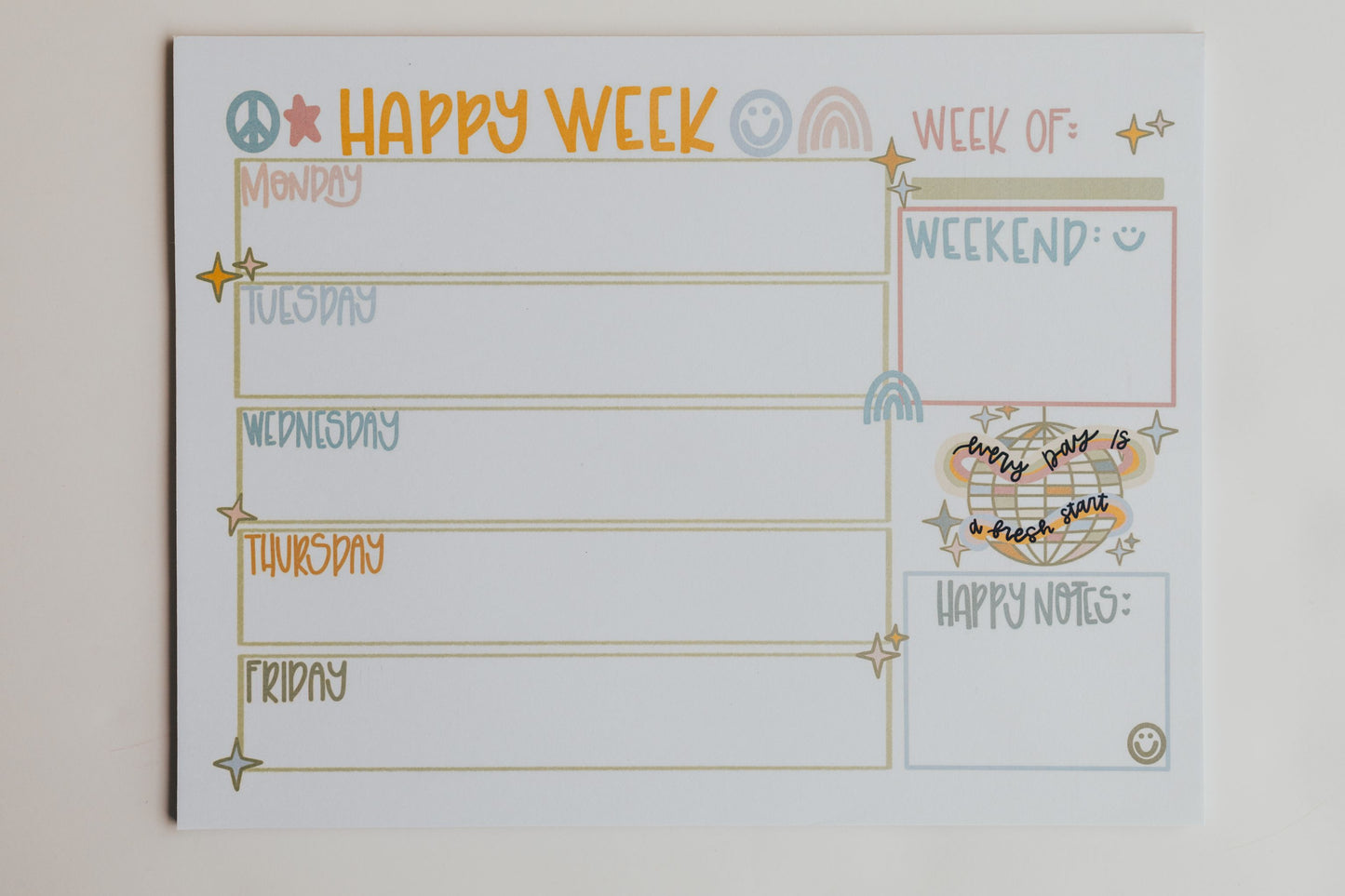 Happy Weekly Planner!